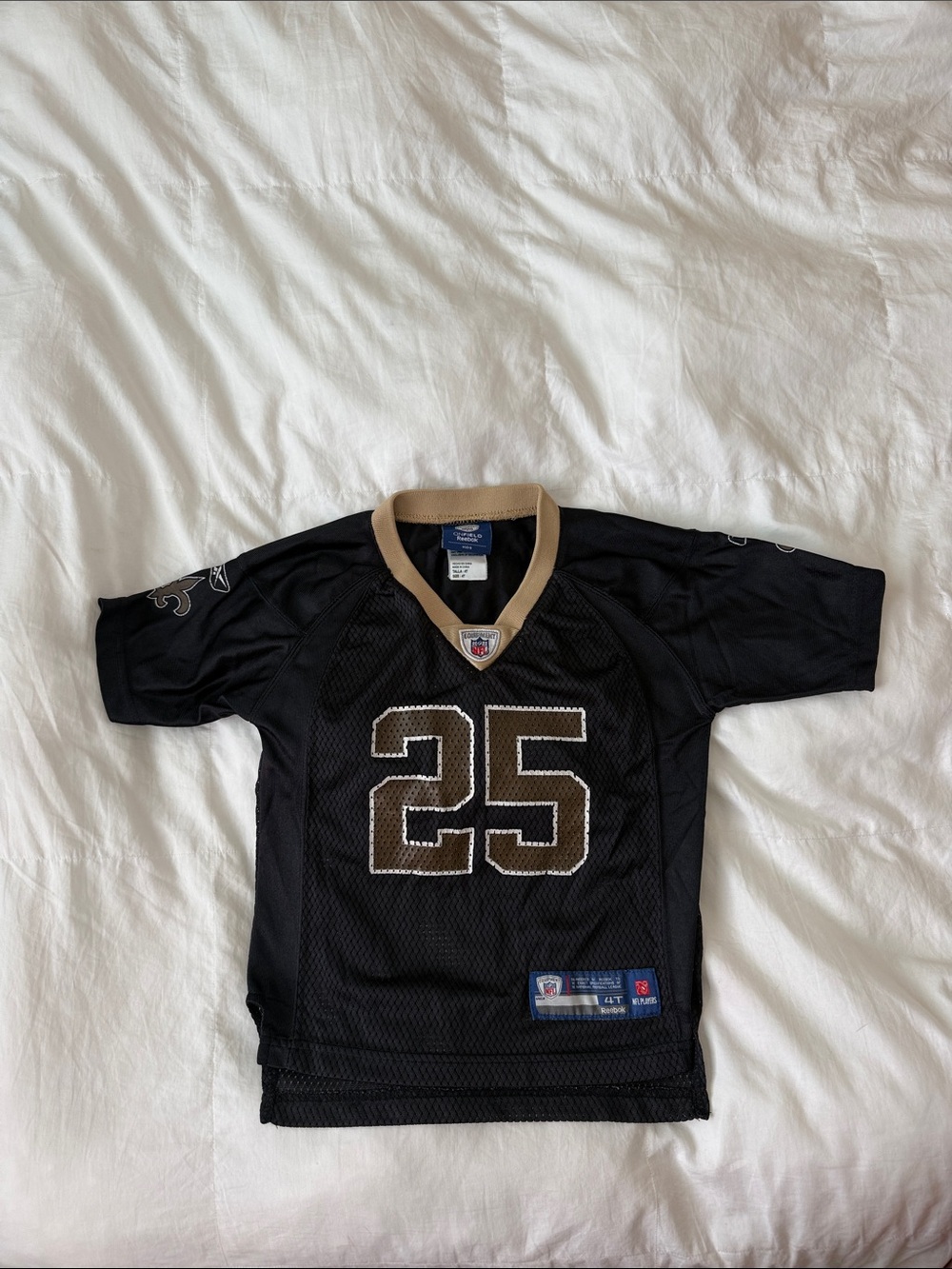 Reebok Kids New Orleans Saints Reggie Bush #25 Football Jersey 4T